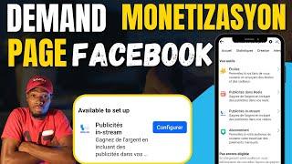 Kòman pou fè demand monetizasyon pou page facebook ou #pagefacebook #monetizasyon #monetize #kòman