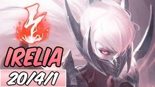 FULL AD LETHALITY IRELIA MID | 95% K. Participation | New Build & Runes | League of Legends | S9