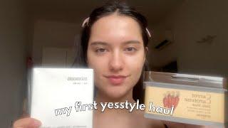 my first YesStyle haul! ️ all the Korean beauty products i got