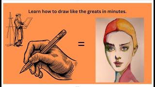 How to draw a portrait.  A method the masters used but simplified for today.