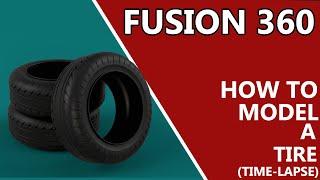 How to model Tires in Fusion 360 (Easy + Fast) 2020
