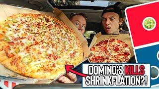 We Reviewed Domino's® MOREflation Pizza Deal To Kill Shrinkflation | *We Spent $17* 