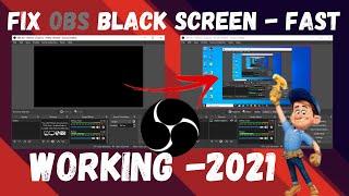 OBS Studio Black Screen Fix Windows 10 | 2022 The EASY Way