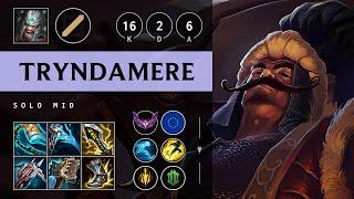 Tryndamere Mid vs Syndra: Legendary - EUW Master Patch 14.24