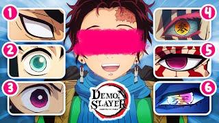 DEMON SLAYER EYE QUIZ  (50 Eyes) | Guess the anime character eye