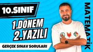 10.SINIF 1.DÖNEM 2.YAZILI SORULARI | Gerçek Sınav Soruları | 10.SINIF MATEMATİK | Rehber Matematik