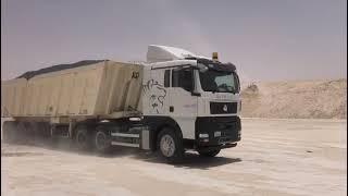 SITRAK 6x4 480Hp with 48cbm tipper trailer