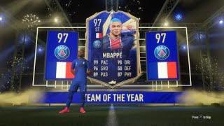 LUCKIEST FIFA 21 PACK!! I PACKED TOTY MBAPPE!!(NO MONEY SPENT!!!)