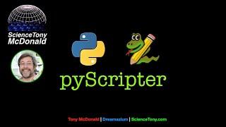 How to install pyScripter and python