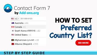 International Phone Number Field with Country Flag for Contact Form 7