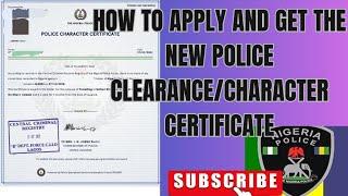 How To Register For The New Police Clearance/Character Certificate | Step-By-Step Process
