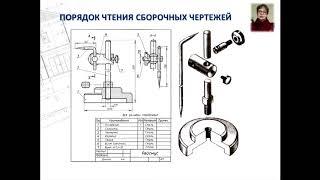 Чтение сборочных чертежей