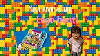 Mika reviews her lego boat | Mika's crazy world