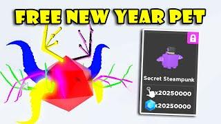 FREE New YEAR SECRET Pet Codes 2021 in Update Tapping Mania Simulator! [Roblox]