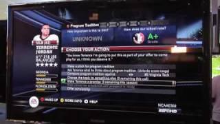 NCAA Football 11- First Look at the NEW Dynasty Recruit Call