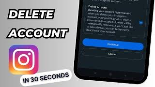 How to Delete Instagram Account in Just 30 Seconds