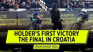 Jack Holder's First WIN!  The Final #CroatianSGP 2024 | FIM Speedway Grand Prix