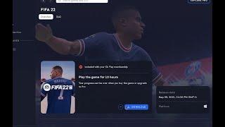 How to download fifa 22 on Pc, play fifa 22 on pc with xbox game pass or with ea play