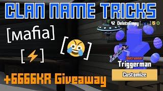 NOT WORKING!!!!!!!!!!!! AMAZING CLAN NAMES, 5 Letters, Emojis and more! 6666KR Giveaway - Krunker.io