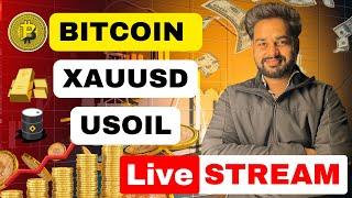 CRYPTO AND FOREX LIVE TRADING |20-DEC-2024 #XAUUSD #BITCOIN #USOIL #BIGBULLYTGANG