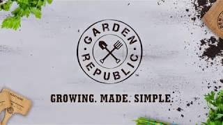 Garden Republic Indoor Herb Garden Starter Kit Instructional Video