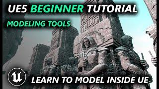 Unreal Engine 5 Beginner Modeling Tutorial - Learn to Model Inside Unreal!