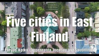 Itä-suomen kaupungit | Cities in East Finland | Phantom 4 Pro