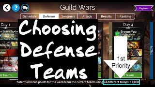 Gems of War Tiny Tutorial: Choosing Teams for Your Guild Wars Defense