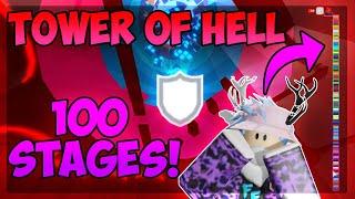 COMPLETING A *100* STAGE TOWER! - Tower of Hell | Roblox - TOH