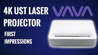 VAVA 4K UST LASER PROJECTOR REVIEW | FIRST IMPRESSIONS & SETUP