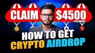 CRYPTO AIRDROP ($4500) How to Find & Claim 2024 (Make Money)