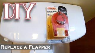 How to Replace a Toilet Flapper - Plumbing Tips - Korky Universal Ultra