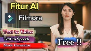 Fitur AI Filmora Gratis !! (Filmora Android)