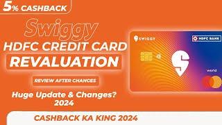 Swiggy HDFC Credit Card Revaluation | Flipkart Axis Vs Swiggy HDFC Vs Sbi Cashback 5% Best Credit ?