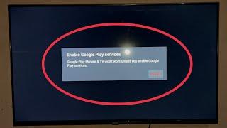 Google Play Movies & Tv Fix Enable Play Services Won't work unless you enable in Realme Smart Tv