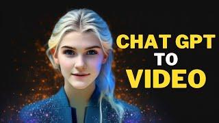 AI Video Generator : Create Realistic Avatar Video with Chat GPT