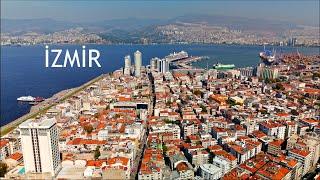 Ansichten von der Straße İzmir Alsancak Kıbrıs Şehitleri – Aufgenommen mit DJI MINI 4 PRO