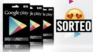 Sorteo de 2 tarjetas Google play