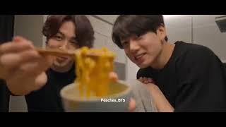 Jikook cook together and eat together  #preaches_BTS #jikook