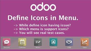 How to add icon in menuitem | Set an image in menu item | Odoo GUI Views