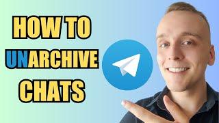 How To Un/Archive Chats | Telegram