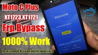 How To Bypass Frp Moto C Plus XT1723, XT1721 Unlock Google Account Verification by waqas mobile