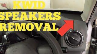 How to remove front speakers of Renault Kwid