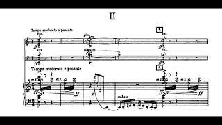 Gaspar Cassadó - Piano Trio in C Major (1926) [Score-Video]