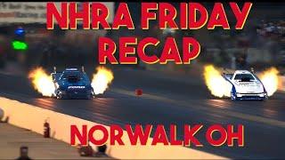 NHRA Friday behind the scenes w/ ​⁠​⁠Clay Millican &   qualifying highlights from Norwalk OH #racer