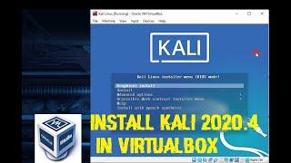 How to install Kali Linux 2020.4 in VirtualBox