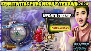 SENSITIVITAS PUBG MOBILE TERBAIK 2024‼️SENSI SUPERNAYR PUBG TERBARU UPDATE 3.3 (NO RECOIL)