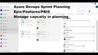 Azure Devops | Sprint Planning | Epics/Features/PBI