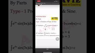 By parts types #integration #tricks #shortcuts #jee #cuet #mcqs #avte #calculus #study #cbse12