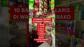 10 BARANG TERLARIS DI WARUNG SEMBAKO